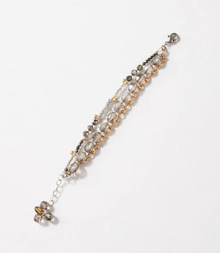 Anne Vaughan - Pulseira de cristal multicamadas feminina