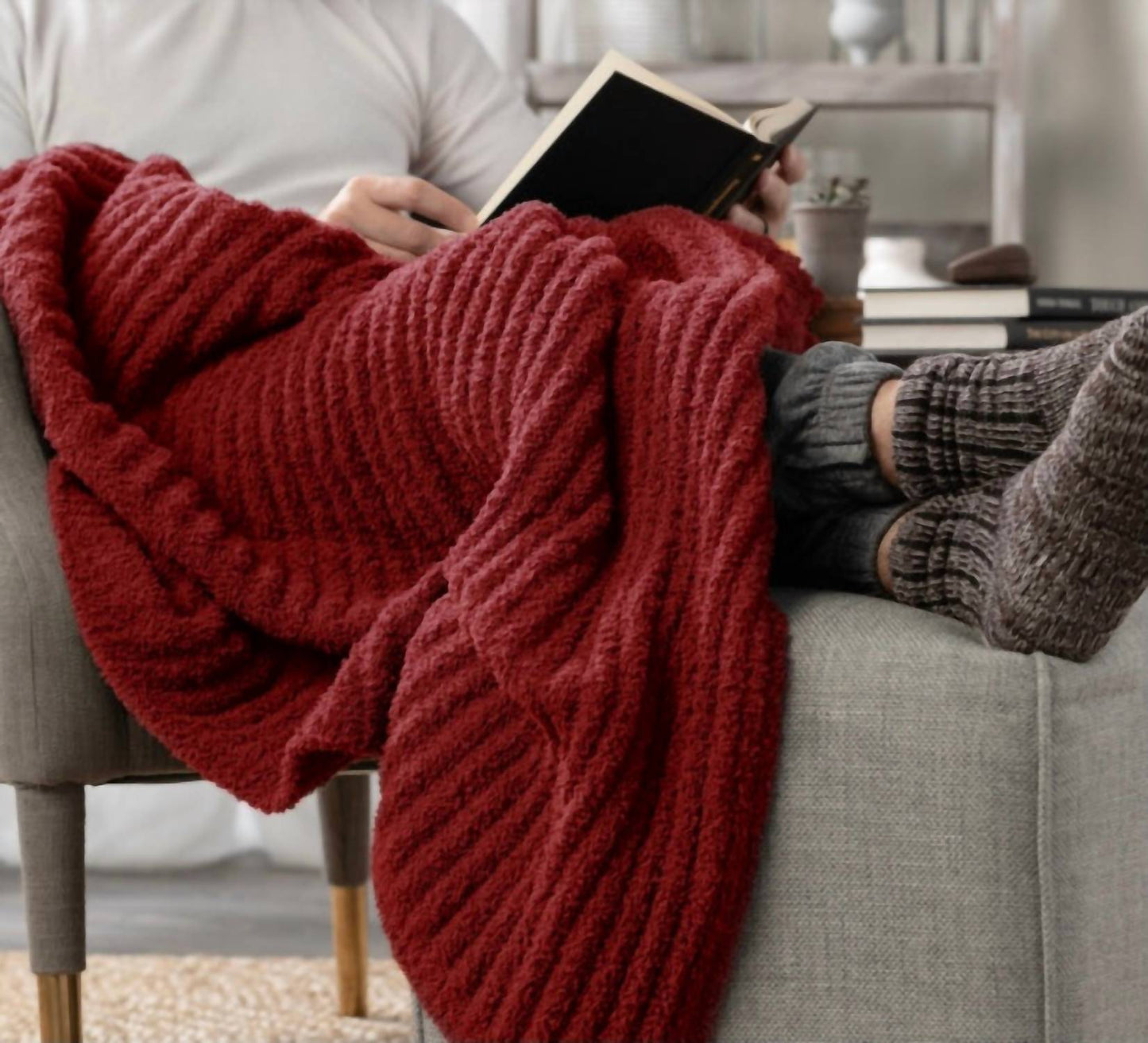 Demdaco - Ribbed Blanket