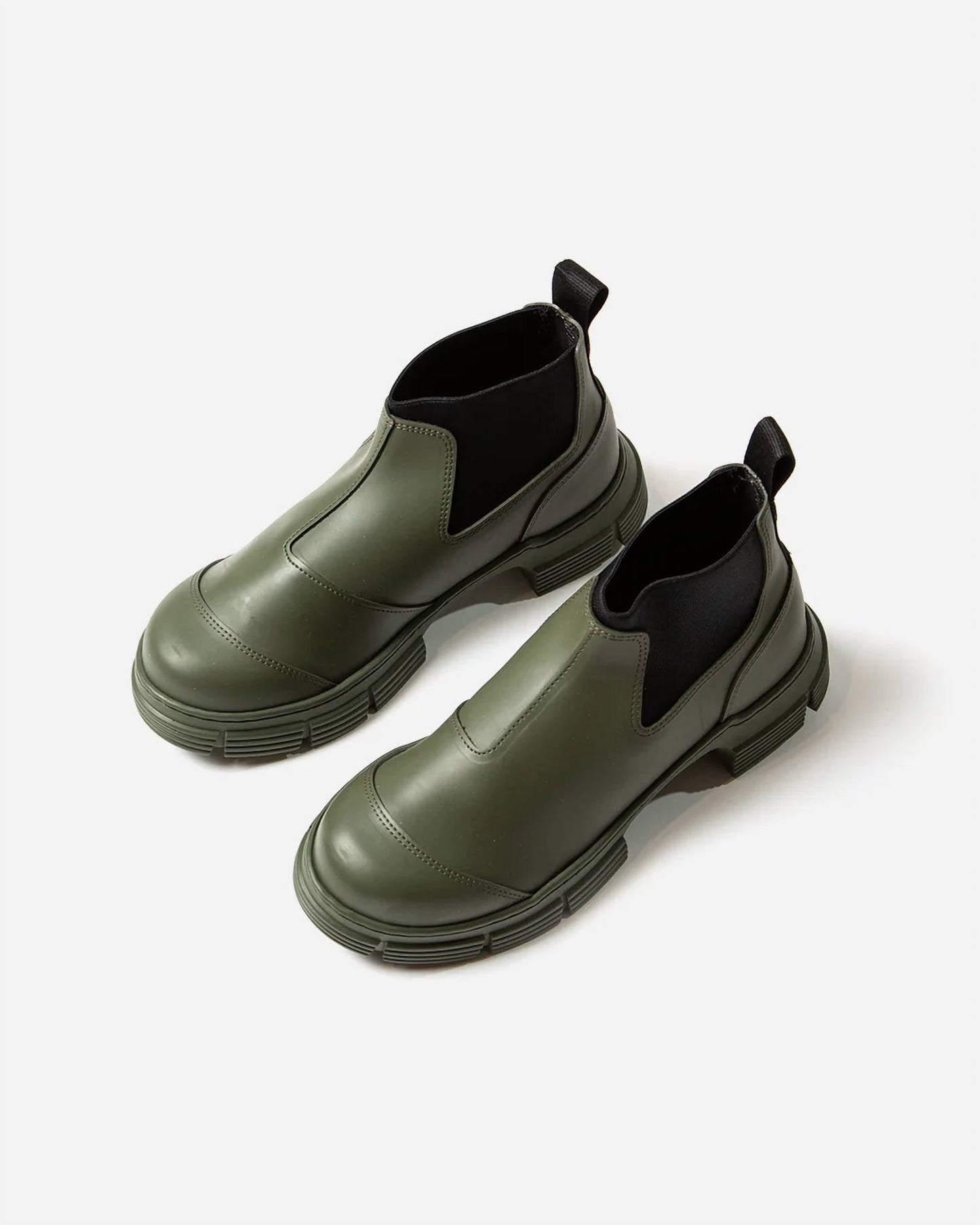 Ganni - WOMEN'S RECYCLED RUBBER CROP CITY BOOT