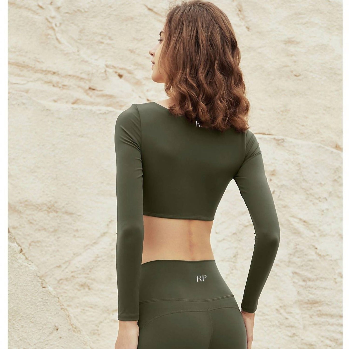 Rockstar Peach - Sophie Long Sleeve Crop Top
