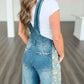 1 The Woman - PEACOCK BLOOM PATCHWORK DENIM OVERALLS