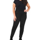 Vince Camuto Women's Plus Size Wide-Waistband Pull-On Leggings (Rich Black, 1X)