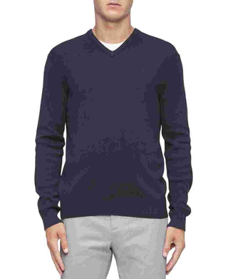 Calvin Klein Cotton Modal Manga Longa Gola V Night Sky XL