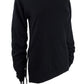 Rachel Roy Womens Liya Comfy Cozy Sweatshirt Black M
