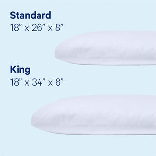 Travesseiro Casper Sleep Essential para dormir, King, branco