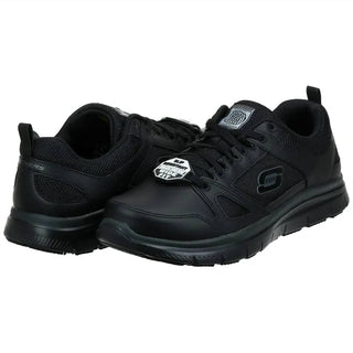 Skechers - Calçados de trabalho antiderrapantes Flex Advantage masculinos