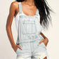 Blanknyc - Mirror Mirror Distressed Short Overalls