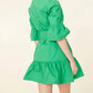 Dolce Cabo - Poplin Ruffle Detail Dress