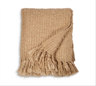 Manta de malha sólida masculina Sparrow &amp; Wren, marrom, tamanho regular