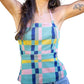 Eva Franco - Mod Plaid Halter Top