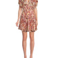A.L.C. - Luna Print Smocked Mini Dress