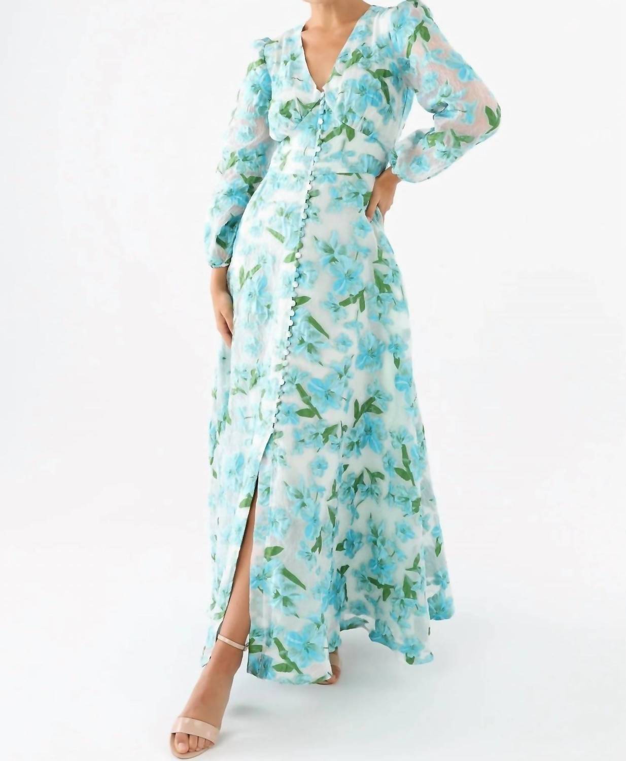 Abbey Glass - Brooke Sheer Sleeves Gown