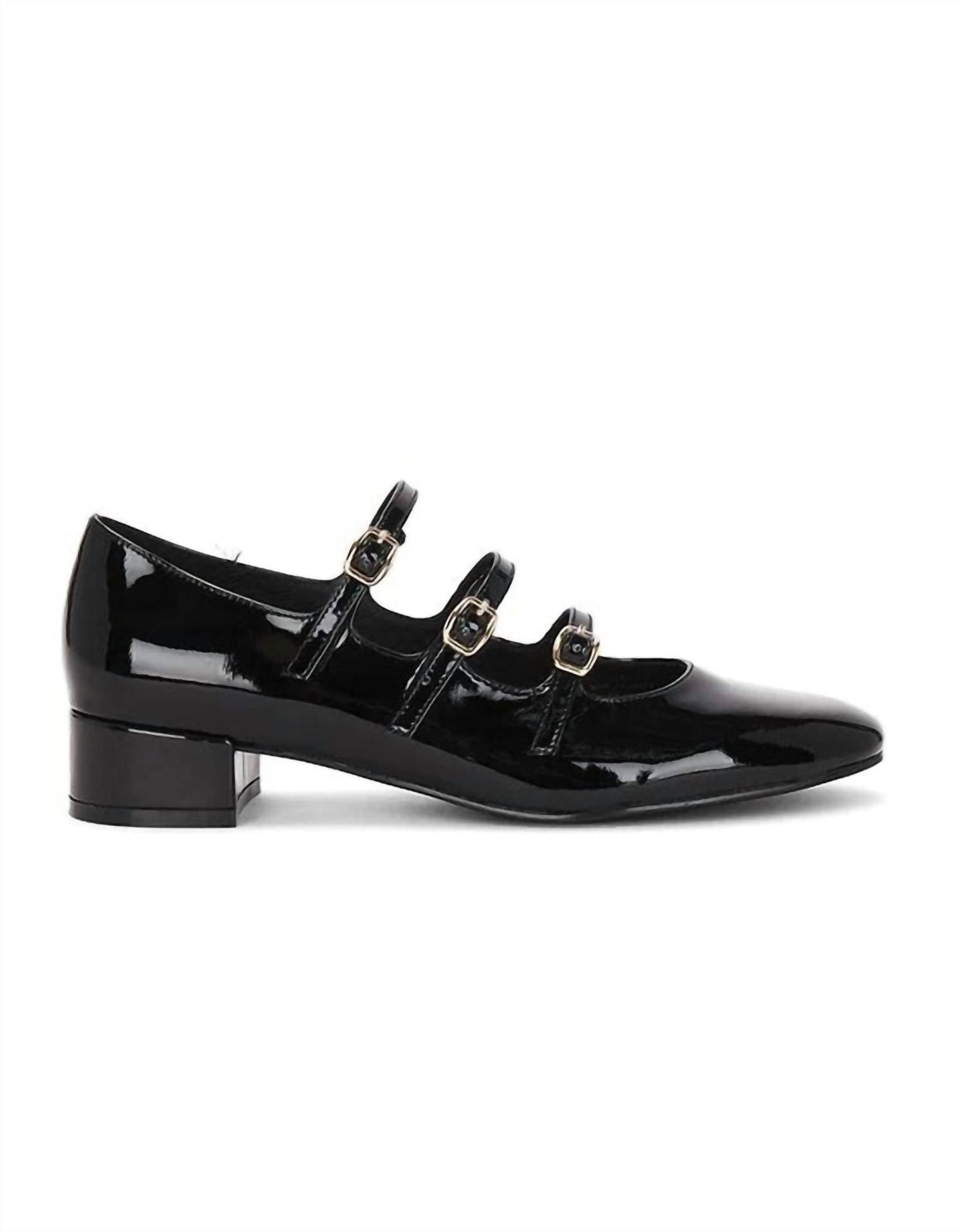 Jeffrey Campbell - Marcie Mary Jane Leather Heel Pump