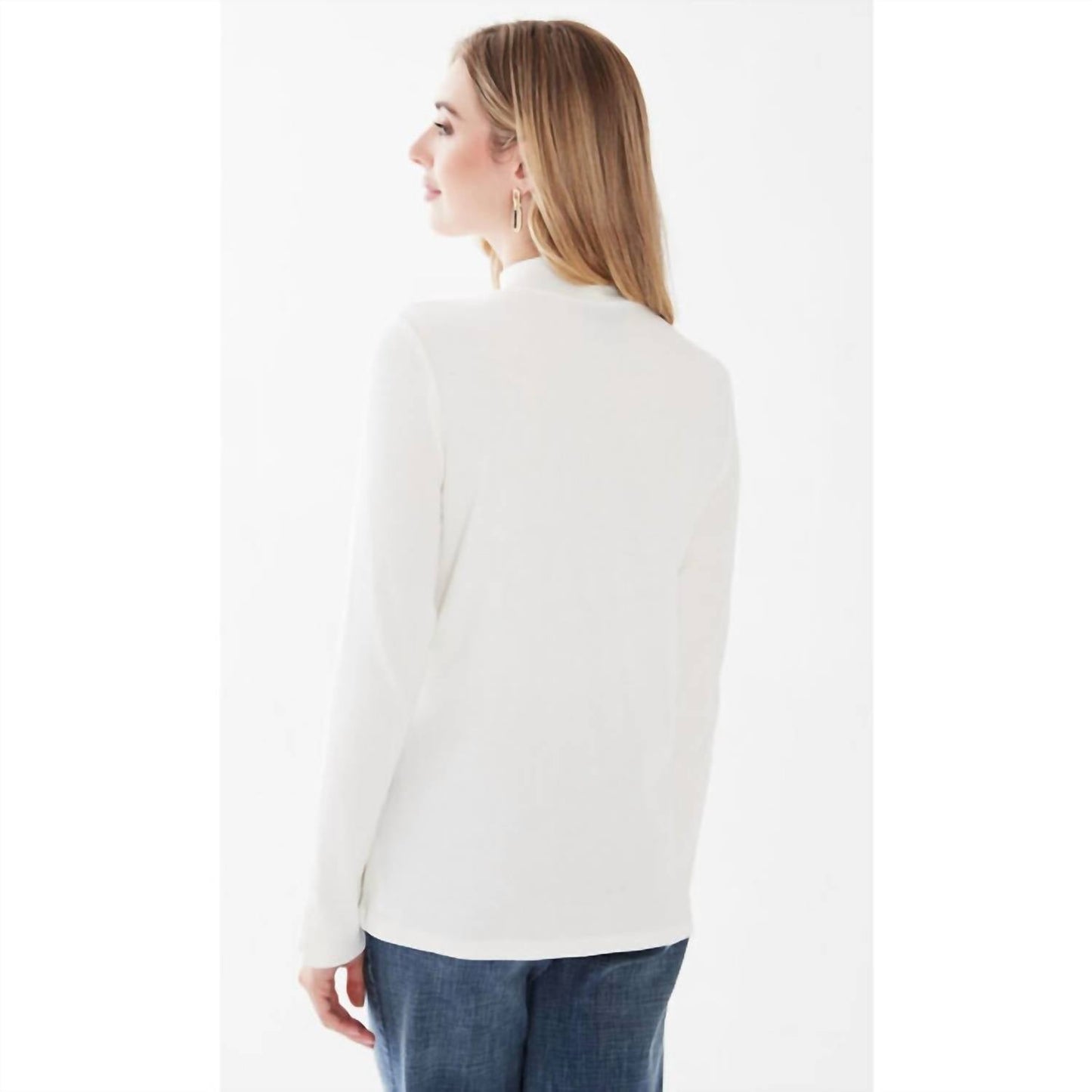 Fdj - Long Sleeve Mock Neck