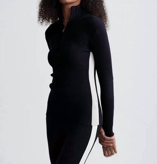 Varley - Blusa Demi 2.0 com meio zíper