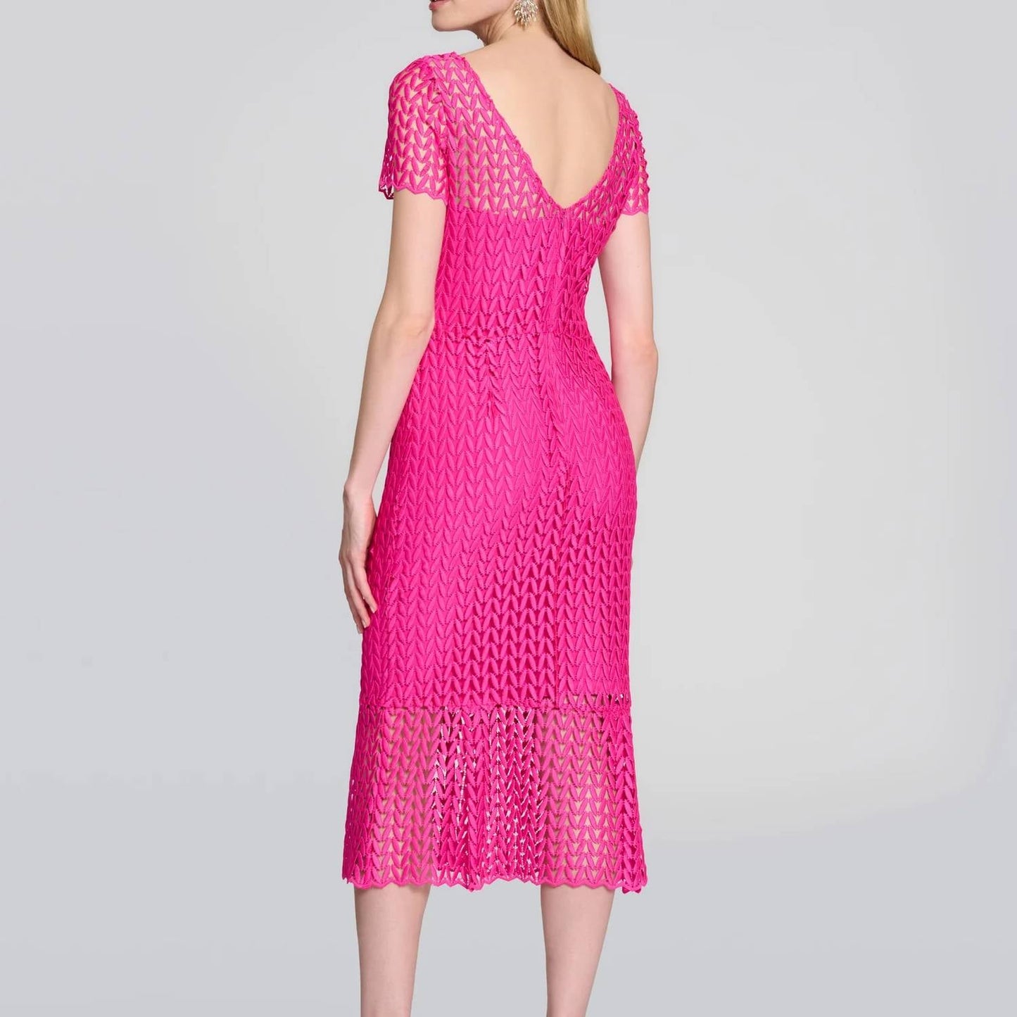 Joseph Ribkoff - Guipure Lace Flounce Dress