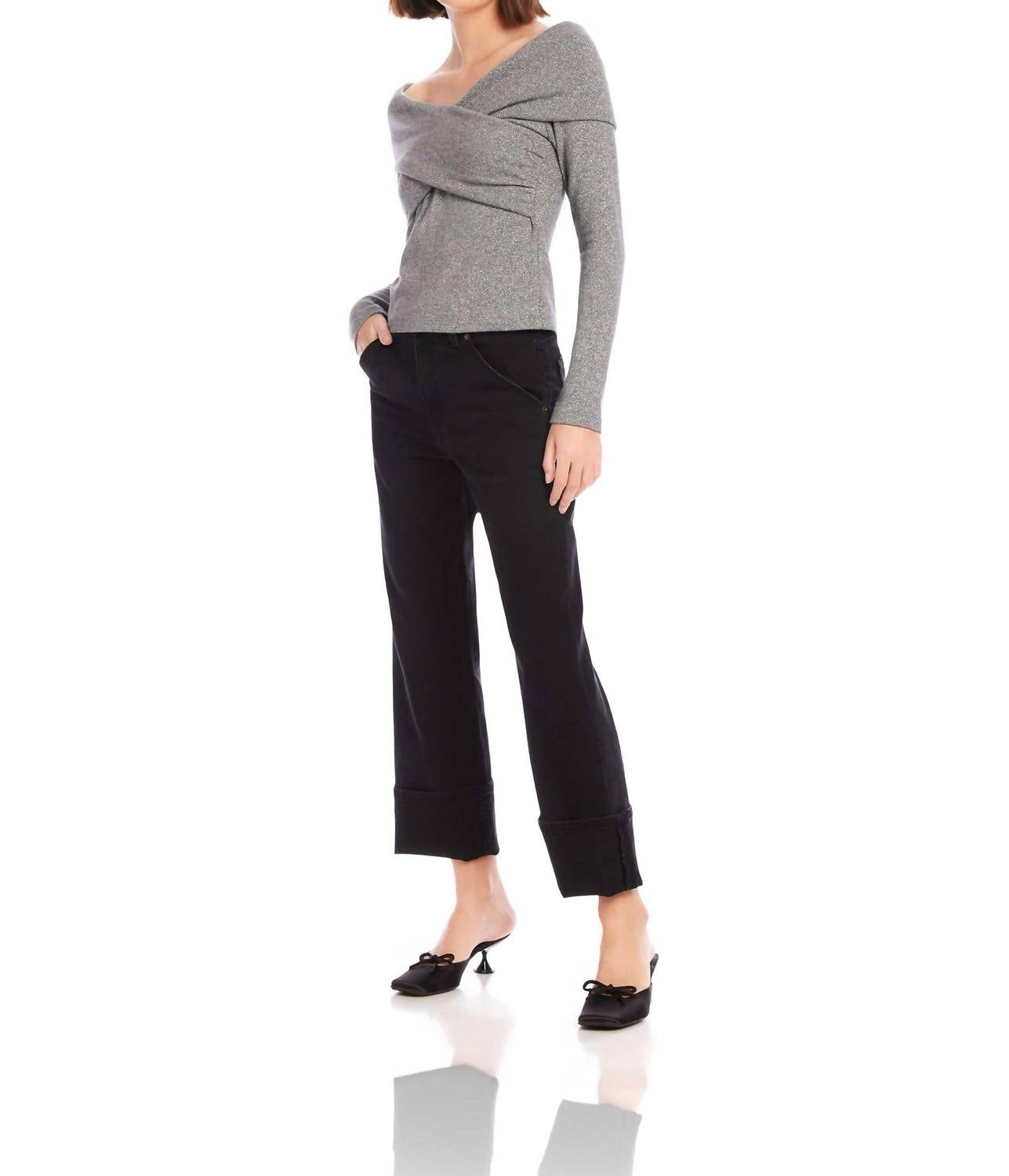 Fifteen Twenty - Lana Crossover Drape Top