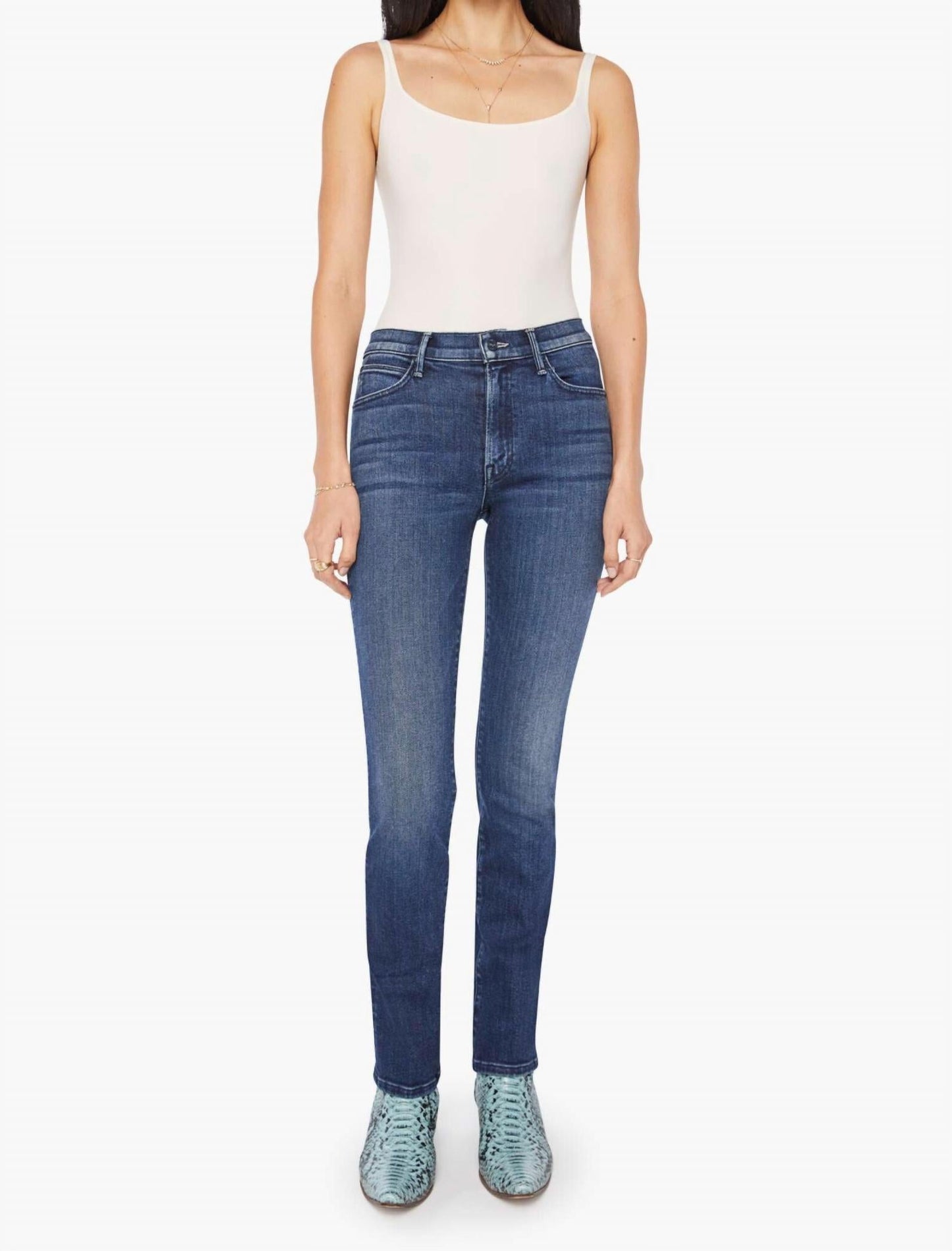 Mother - The Rascal Skimp Mid-rise Straight Leg Jeans