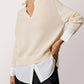 Brochu Walker - V Neck Layered Pullover