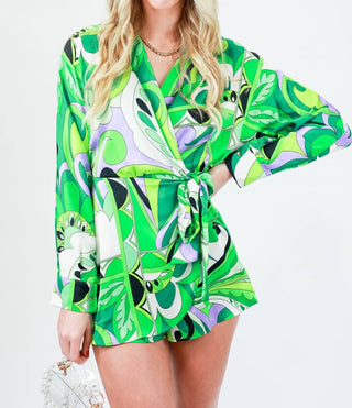 Ee:Some - Paris Long Sleeve Wrap Romper
