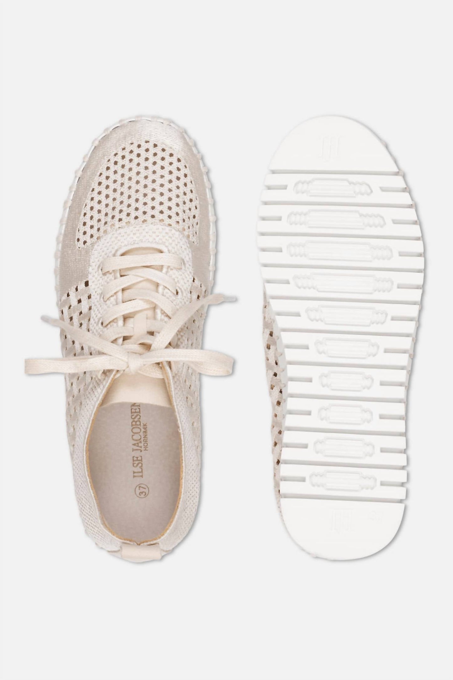 Ilse Jacobsen - Women's Tulip Embroidered Platform Sneaker