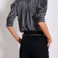 Bishop + Young - Heritage Print Quarter Ruched Sleeve Top