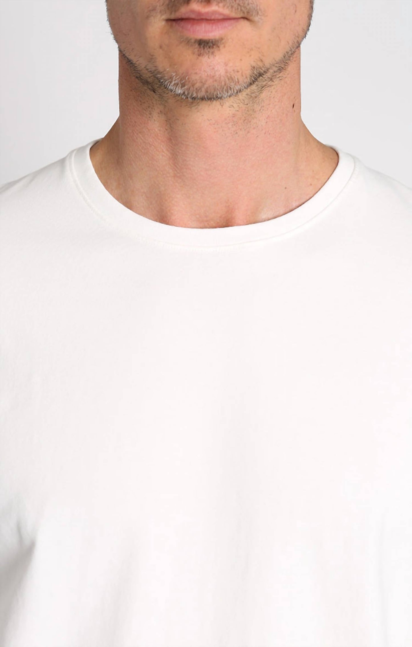 Jachs New York - Bryant Long Sleeve Sueded Cotton Crewneck Shirt