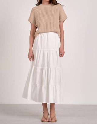 Elan - Vestido Combinado com Suéter