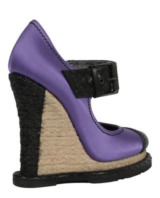 Bottega Veneta - Women's Mary Jane Espadrille Wedge Heel