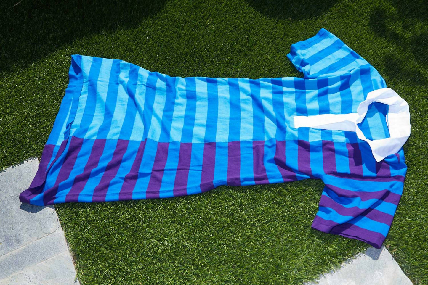 Replica Los Angeles - Split Stripe Midi Polo Dress