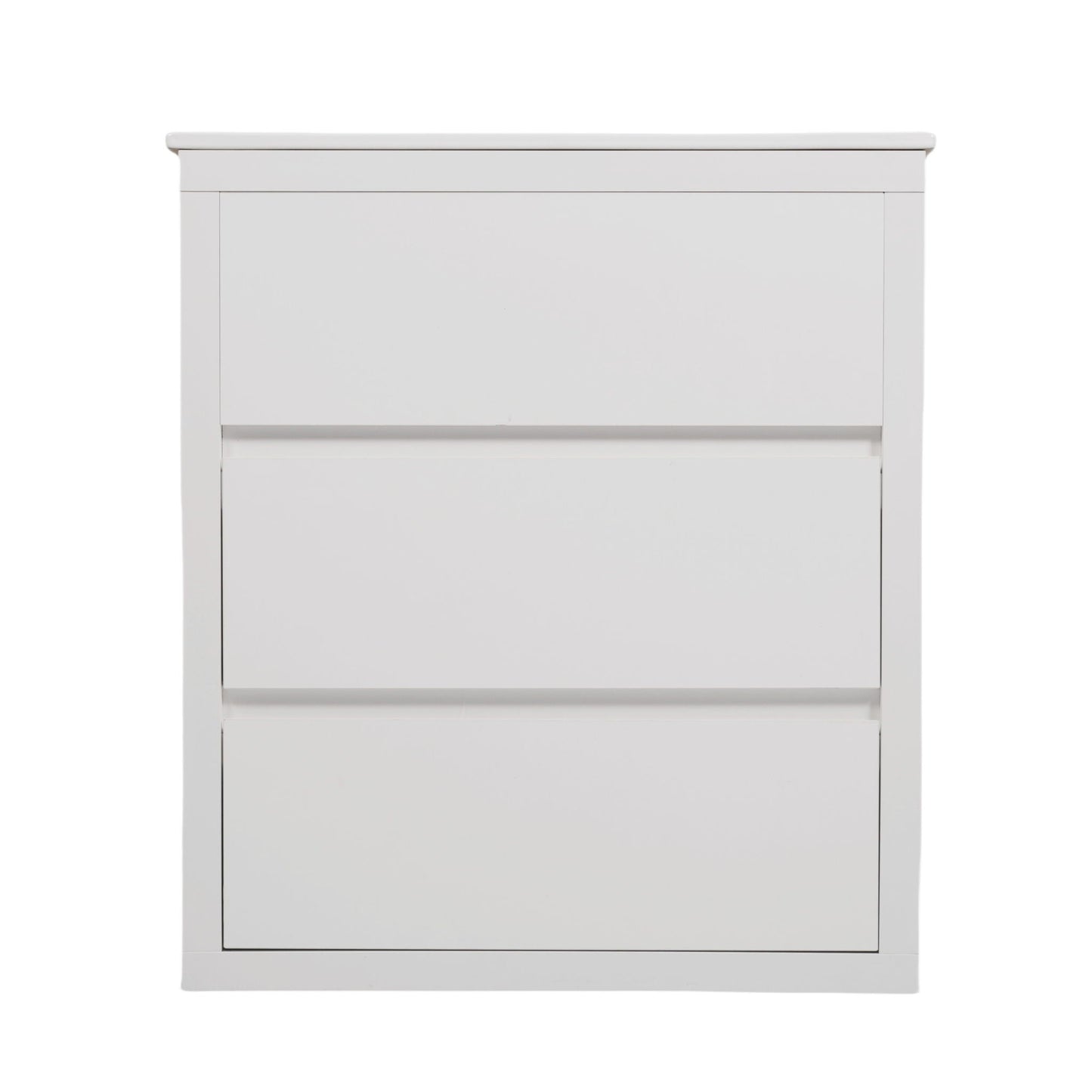 Freestanding Bathroom Vanity With Ceramic Sink, 2 Full Extension Drawers
