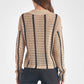 Elan - Collared Stripe Cardigan