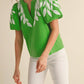 Jodifl - Gwen Embroidered Puff Sleeve Top