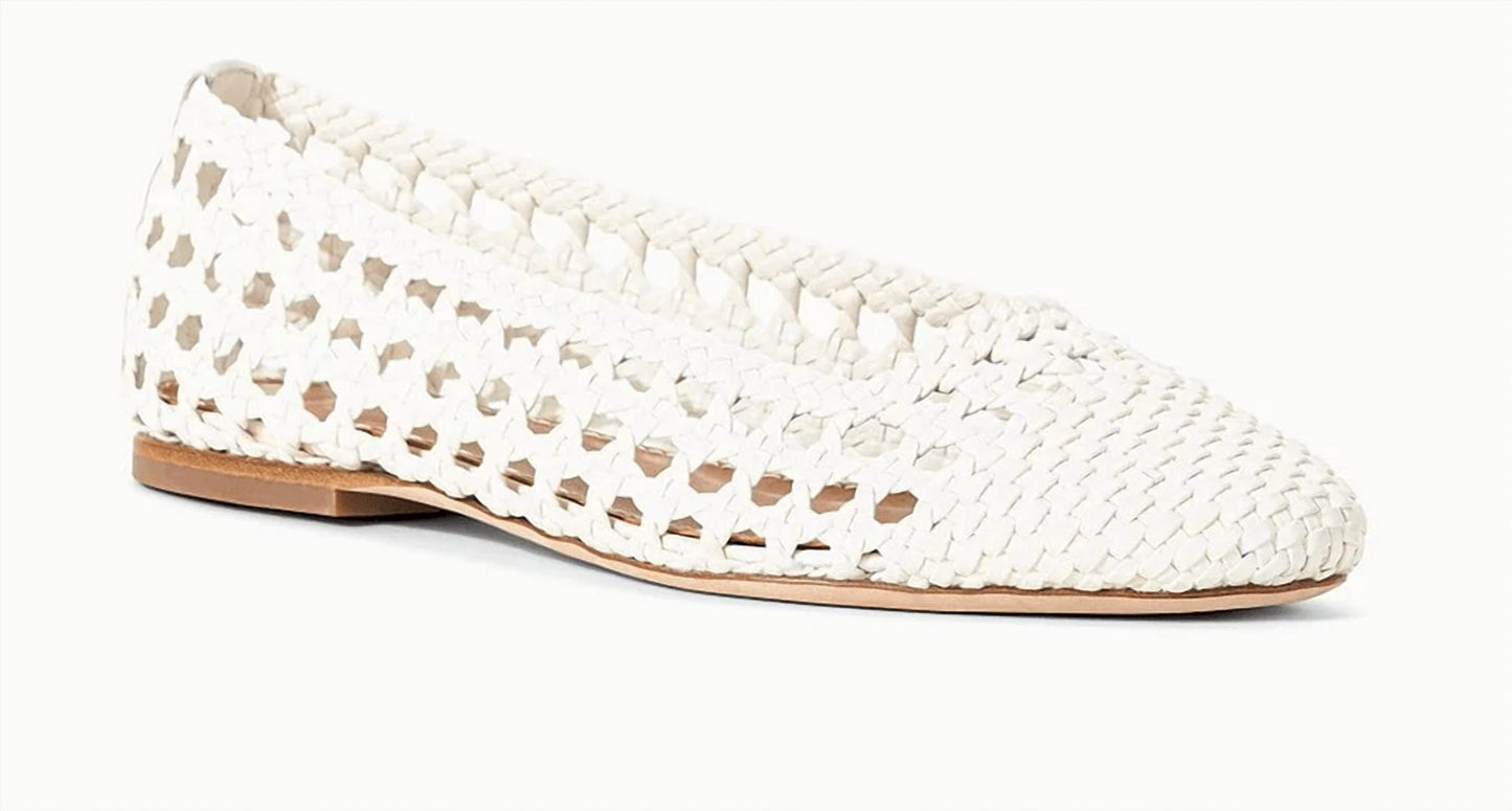 Staud - Women's Nell Crochet Ballerina Shoes