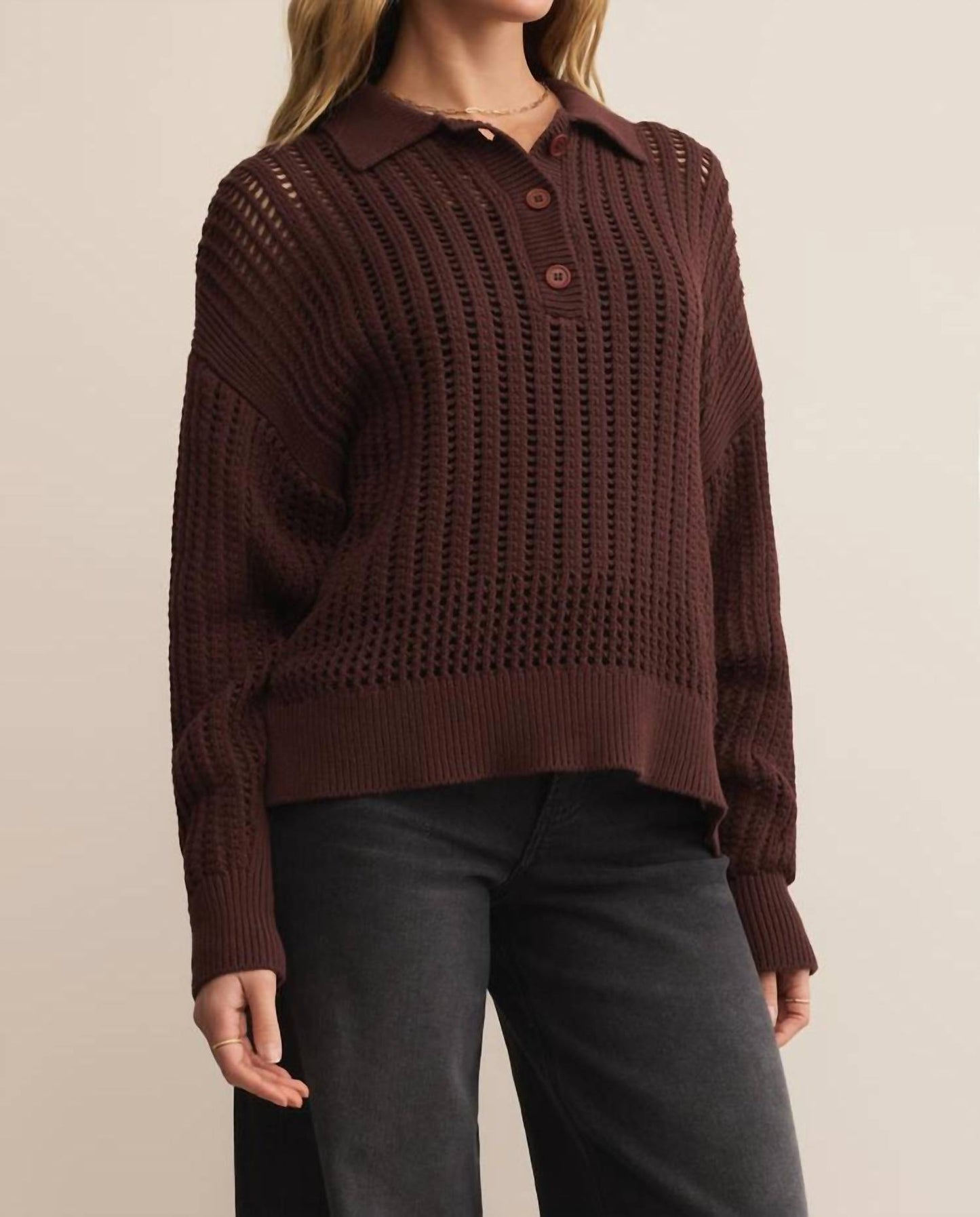 Z Supply - Looking Glass Polo Sweater
