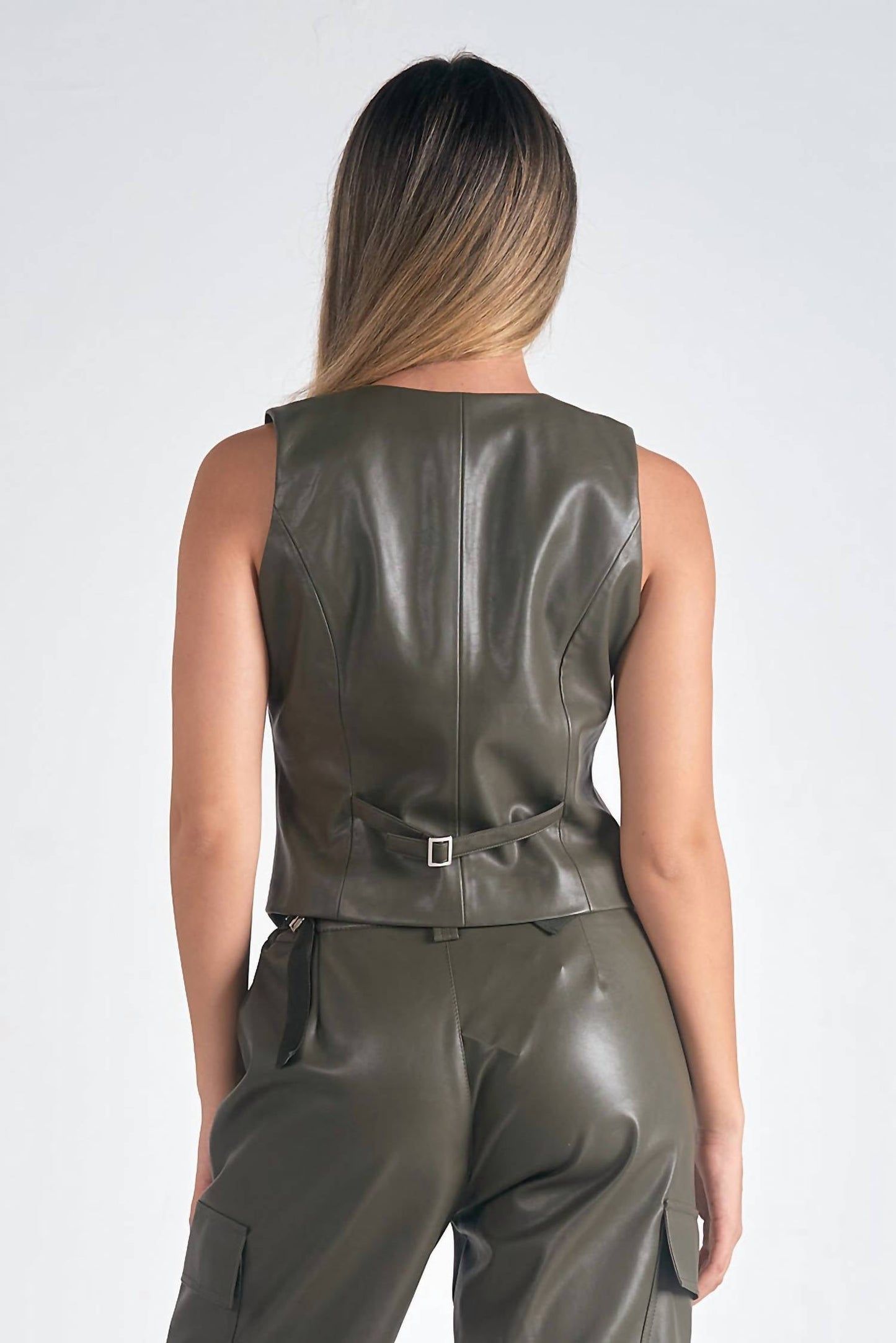 Elan - FAUX LEATHER VEST