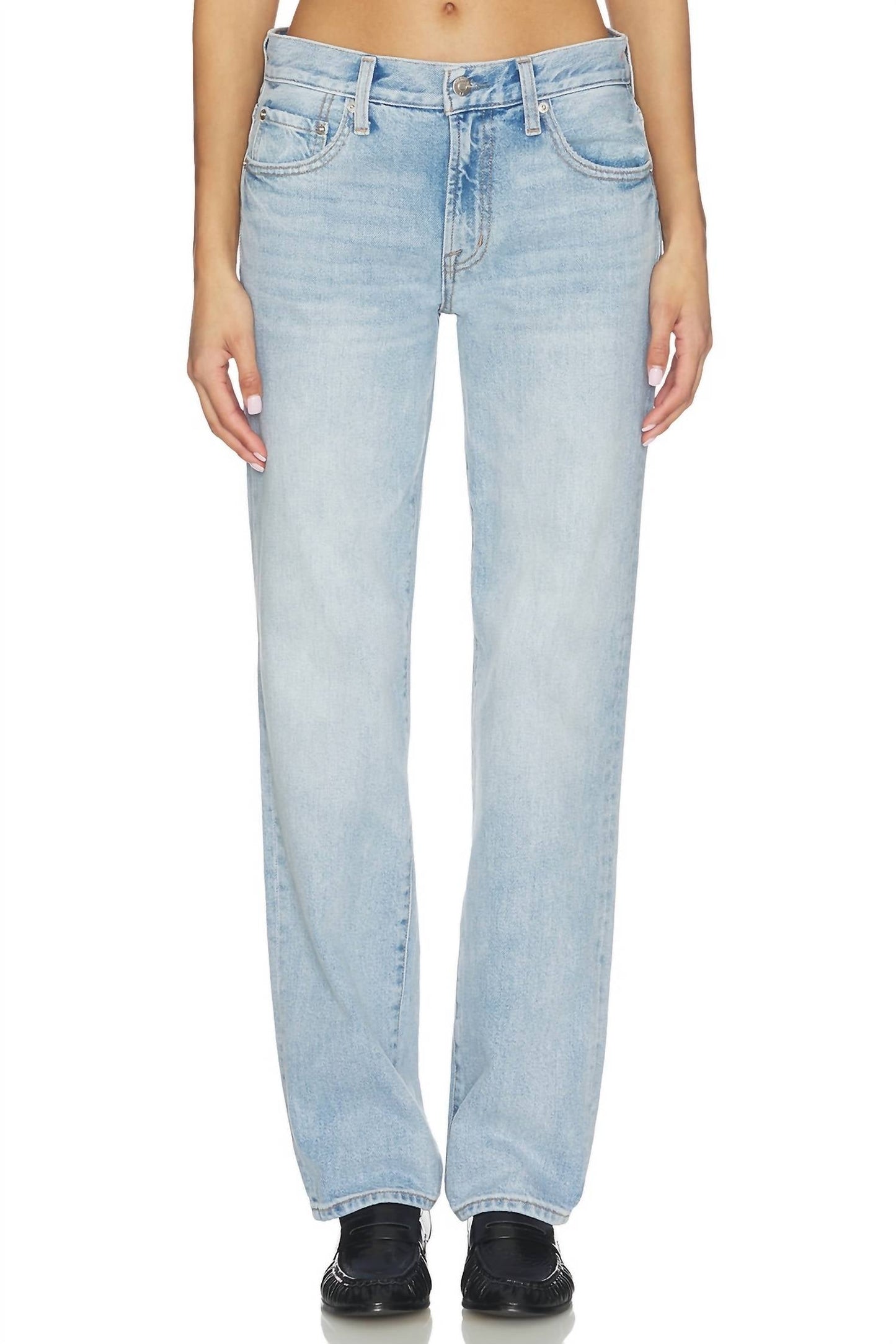 Pistola - Issa Mid Relax Straight Jeans