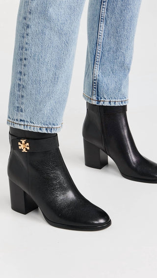 Tory Burch - Botas de salto alto femininas com trava T
