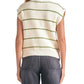 Elan - Stripe Zip Front Sweater