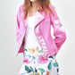 Insight - pleather moto jacket