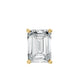 Aamiaa - Women's Emerald Shape 4 Prong Push Back Studs