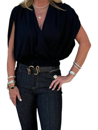 Elan - Banded Bottom Beauty Top