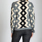 Apny - Argyle Mock Neck Sweater