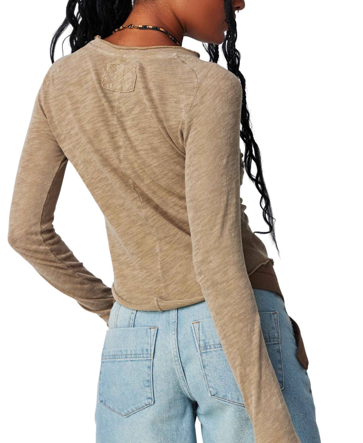 Free People - Be My Baby Long Sleeve Shirt