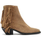 Allsaints - Women's Layla Suede Leather Fringe Boots