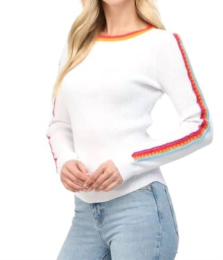 Fate - Blusa de malha waffle com acabamento em crochê