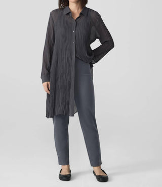 Eileen Fisher - Calça Flex Ponte Slim Lavável