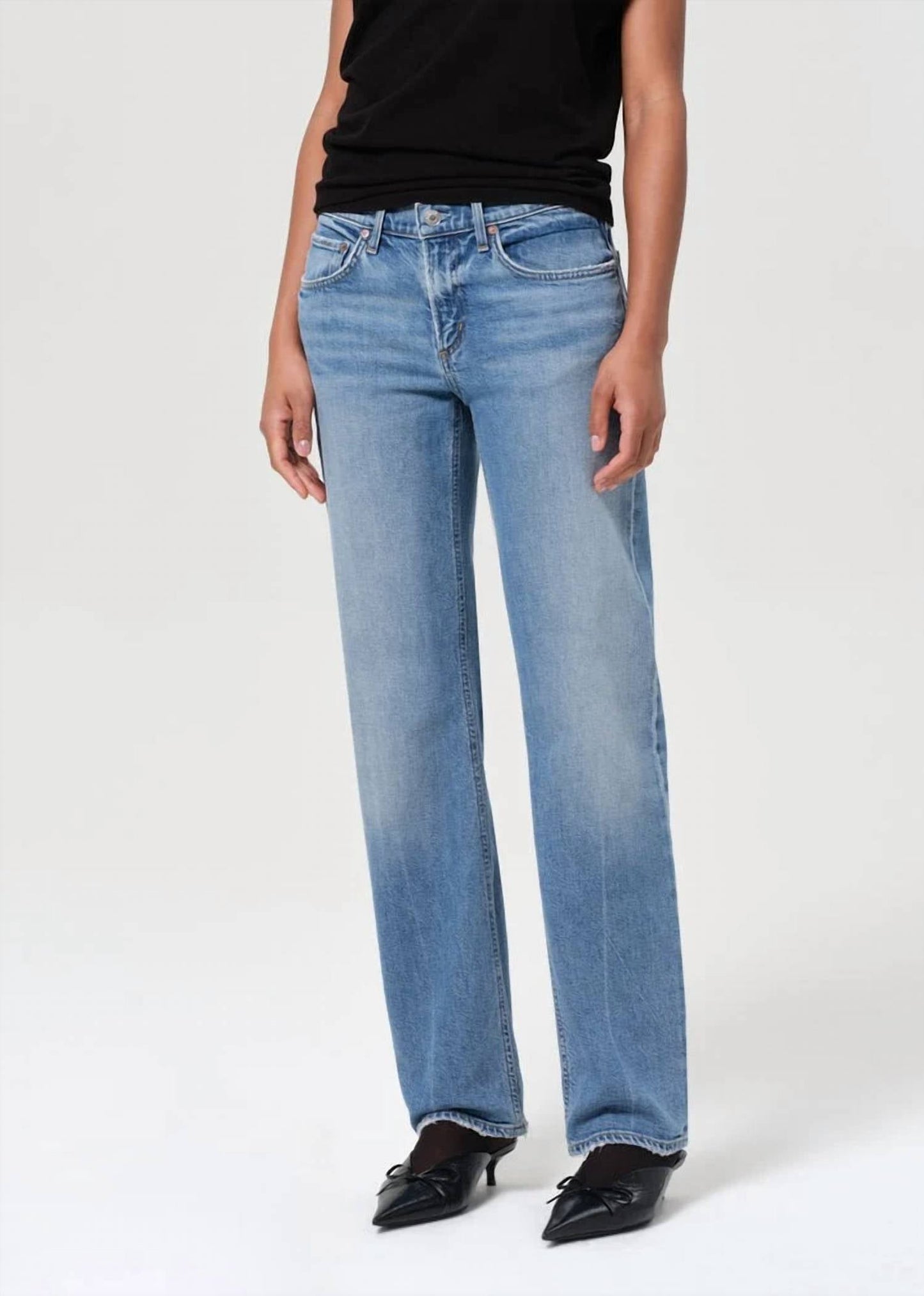 Agolde - Low Rise Slim Jeans