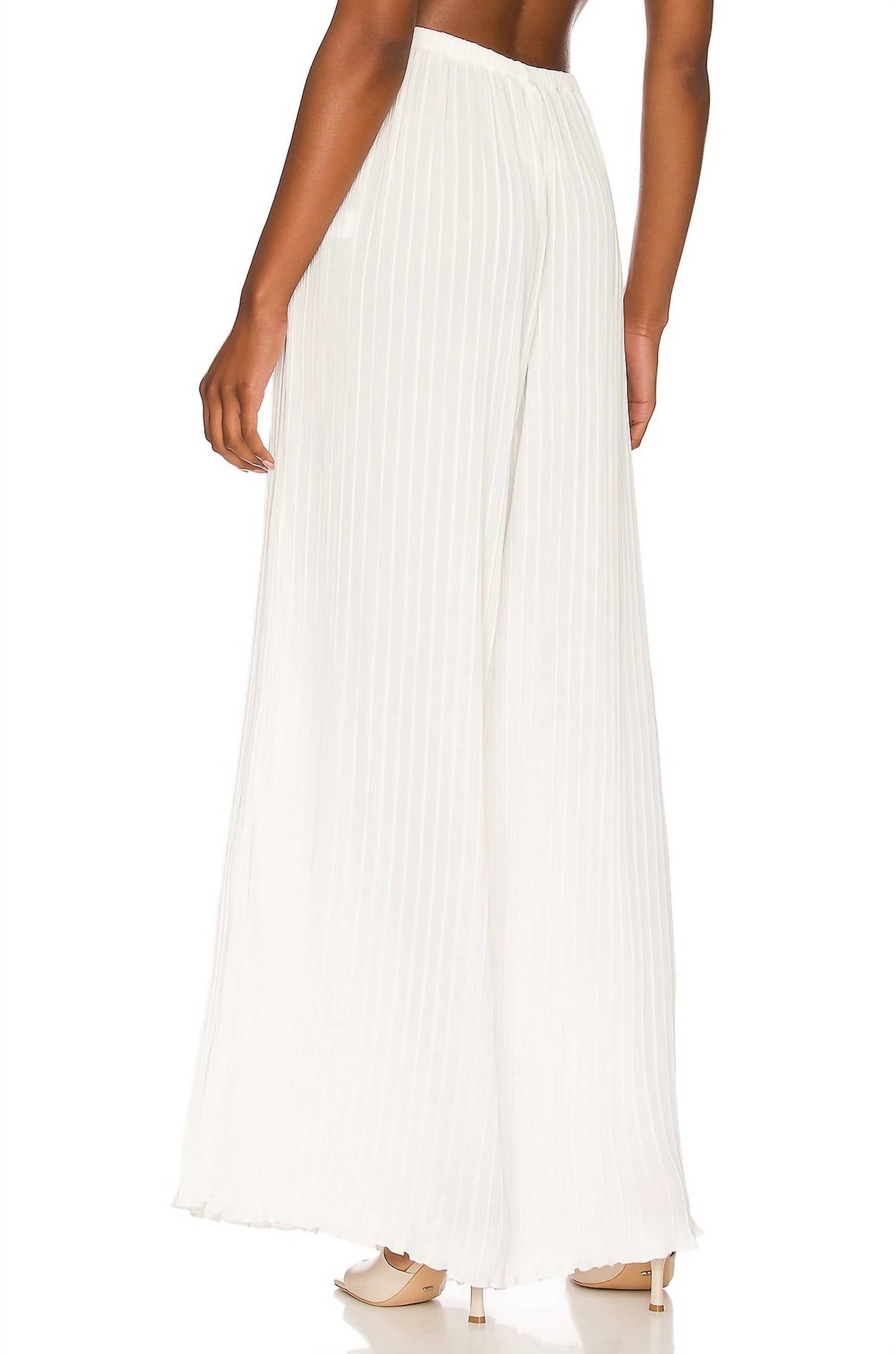 Good American - Plisse Wide Leg Pant