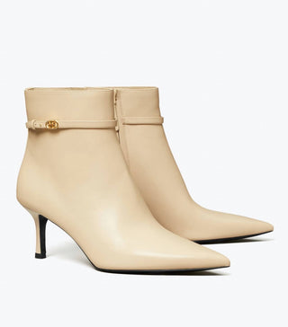 Tory Burch - Bota de cano curto com fivela dupla T